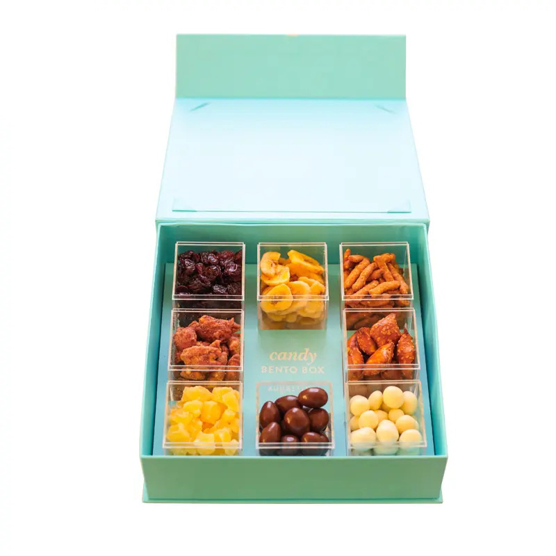 Paper package Food grade storage acrylic box packaging 