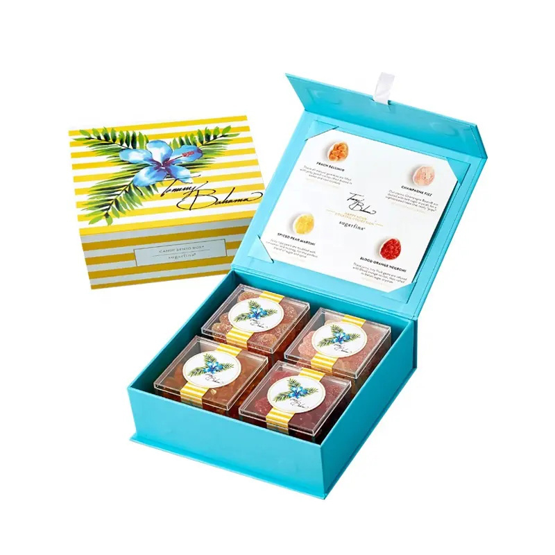 have stock , can ship to you asap . food grade , no moq  candy box factory