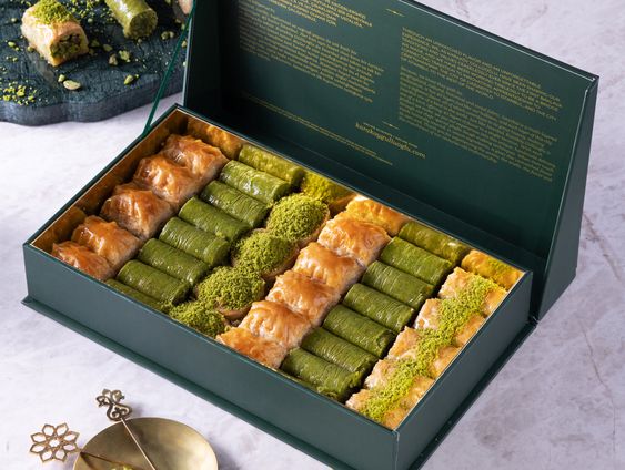 caixas de baklava