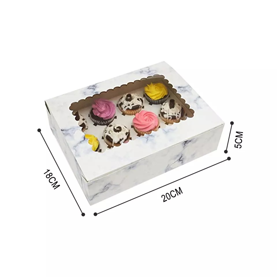 कस्टम केक पेस्ट्री बक्स पफ पेस्ट्री पेपर बक्स (2)