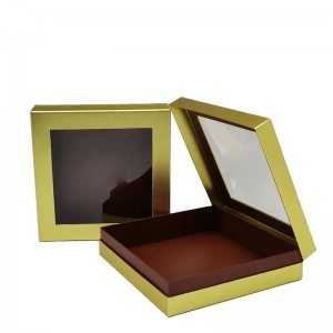 amostra grátis de fábrica de embalagem de caixa de chocolate, personalizada, DDP para seu escritório