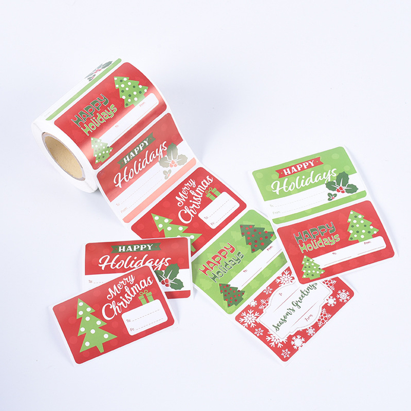 Christmas self-adhesive stickers
